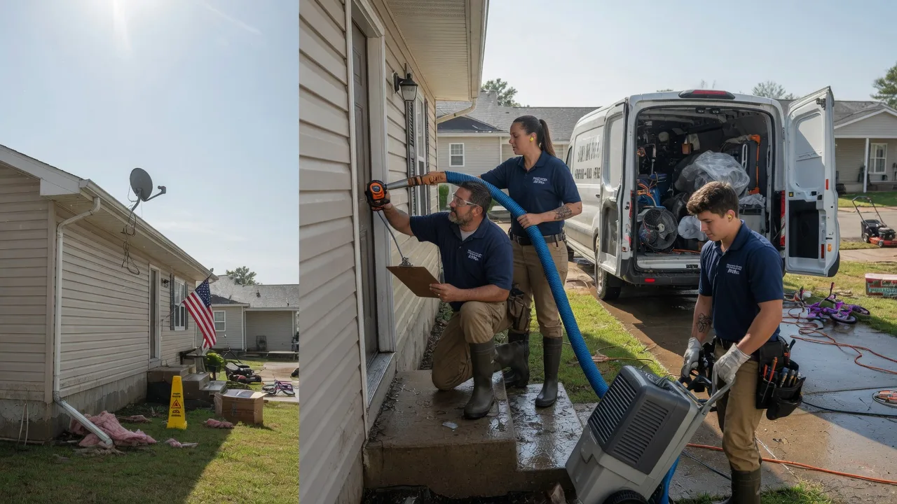 Ceiling Water Damage Restoration in Whiteland, IN near me